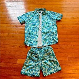 Beach Bros matching swim set. Size 14 Youth L / XL. Worn once.